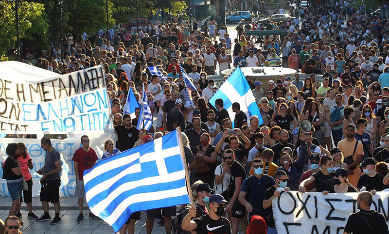 Protestas en distintos países contra la obligatoriedad de las vacunas