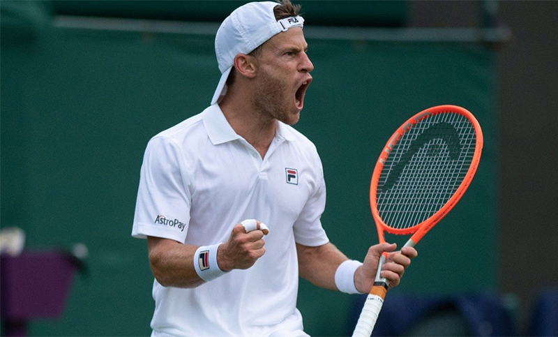 Schwartzman se juega el pase a los octavos de final en Wimbledon