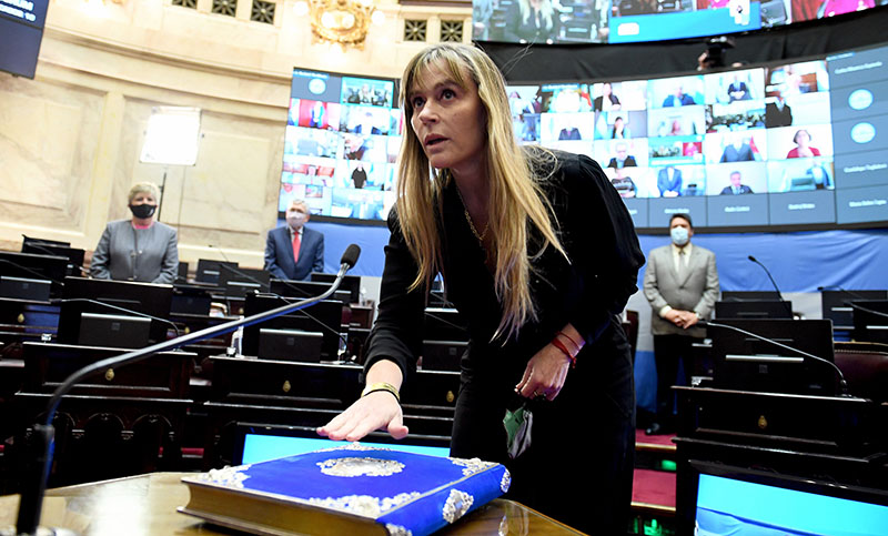 Juliana di Tullio juró como senadora nacional 