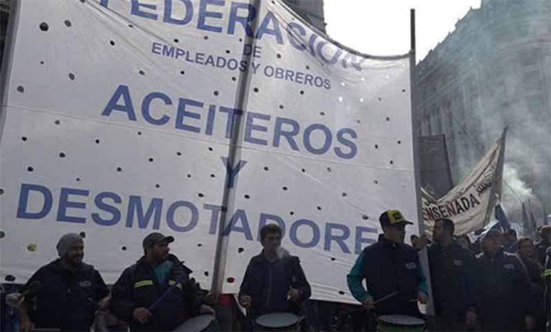 Aceiteros alcanzaron un aumento salarial que lleva sus salarios básicos a 110 mil pesos