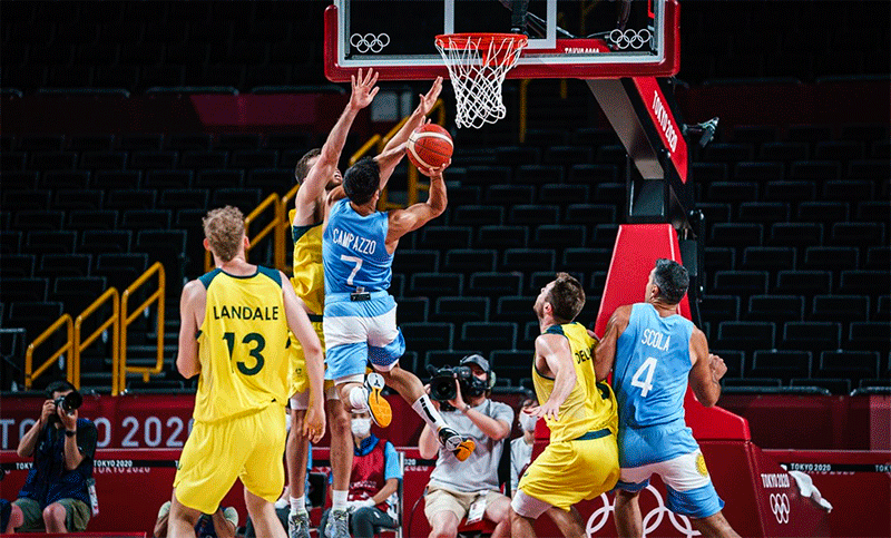 Australia fue demasiado para las aspiraciones argentinas en básquet