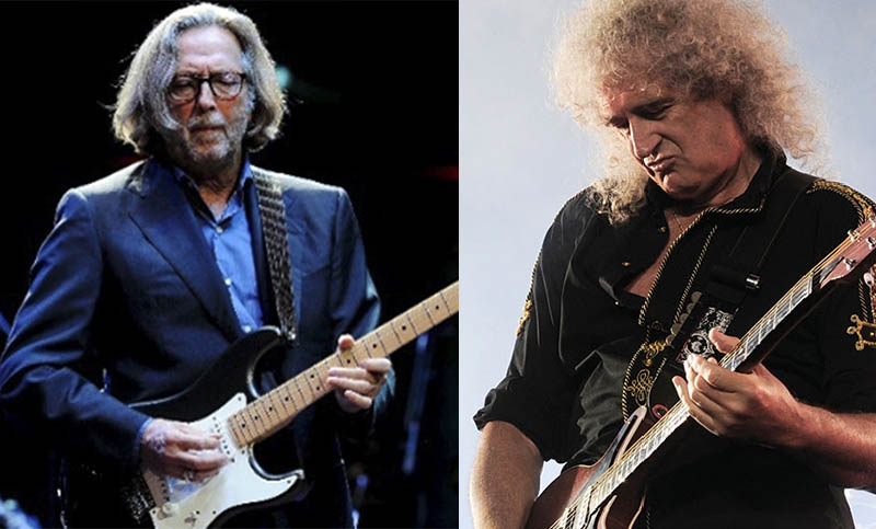 Brian May cuestionó la postura antivacunas de Eric Clapton
