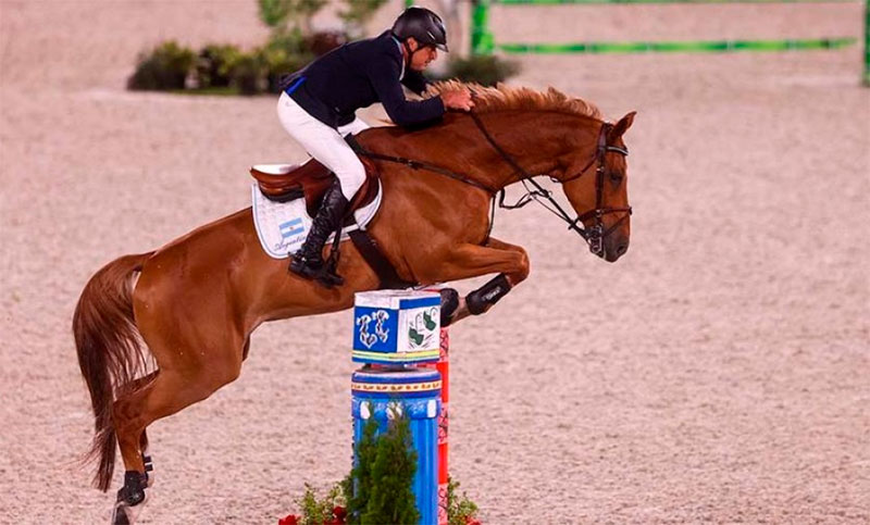 Argentina fue séptima en las finales de saltos por equipos en equitación