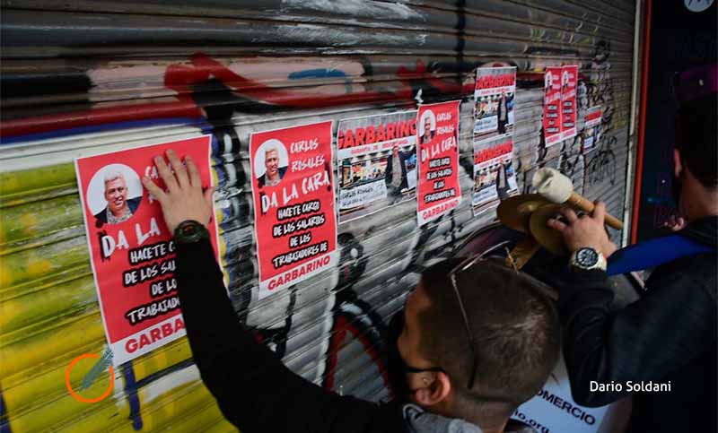 Mercantiles exigen a Garbarino el pago de los salarios adeudados