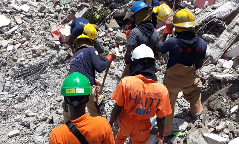 Haití: continúan las labores de búsqueda y rescate tras el terremoto