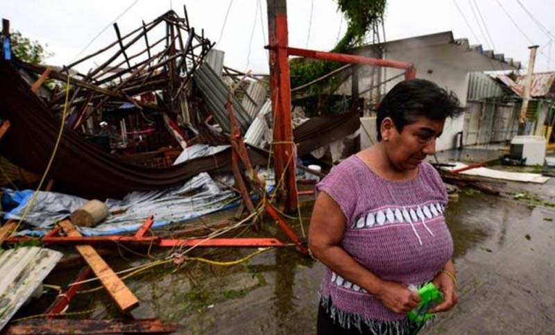 El huracán Grace se llevó 11 personas en México y deja incomunicadas varias ciudades