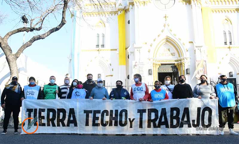 Por «tierra, techo y trabajo», movimientos sociales marcharon en distintos puntos del país
