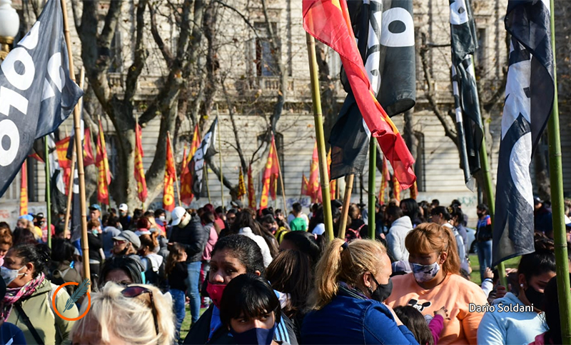 Organizaciones piqueteras y de izquierda volvieron a movilizarse