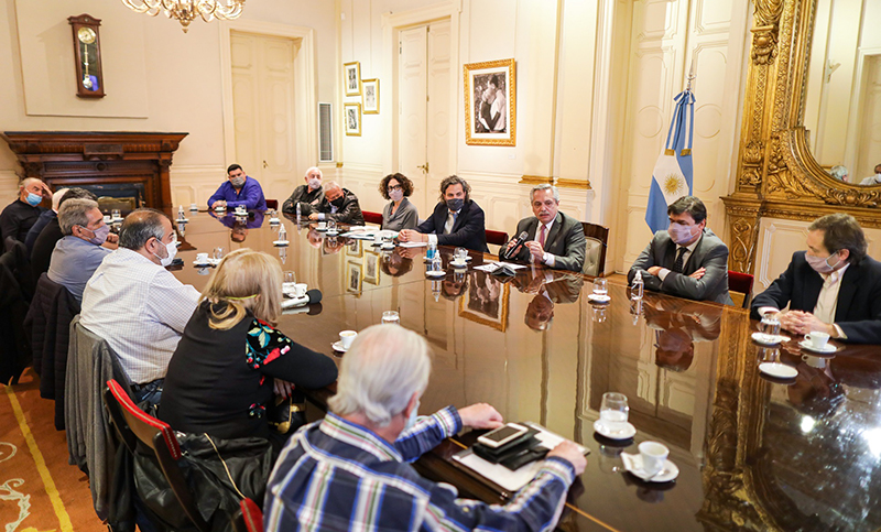 La CGT y el presidente se reunieron para tratar la generación de empleo