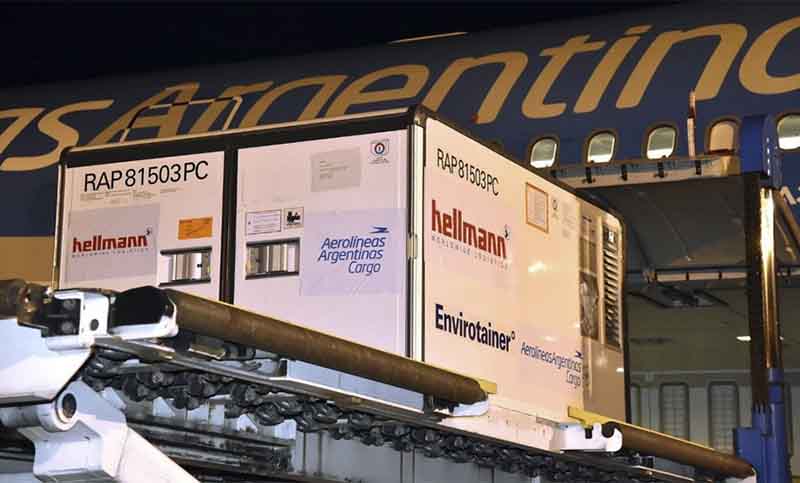 Un nuevo cargamento con 768.000 dosis de Sinopharm llega al país