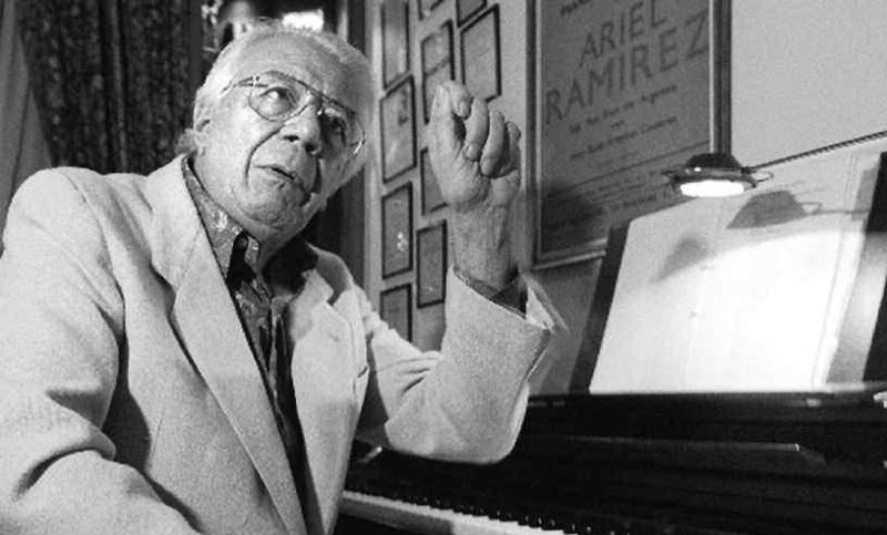 Celebran los cien años de Ariel Ramírez con tres meses de galas y conciertos