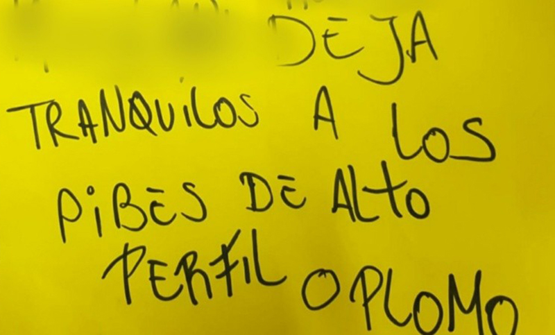 Amenazas a oficina penitenciaria: “Dejen tranquilos a los pibes o plomo”