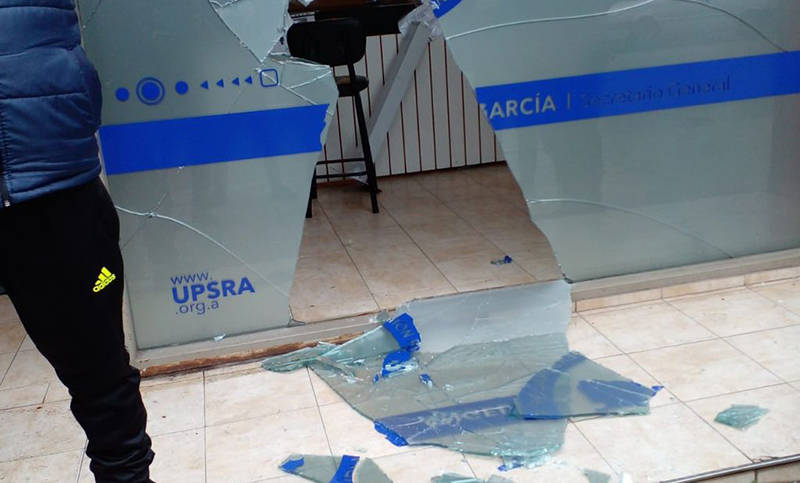 Gremio de seguridad privada denunció nuevo ataque, esta vez a balazos, contra su sede