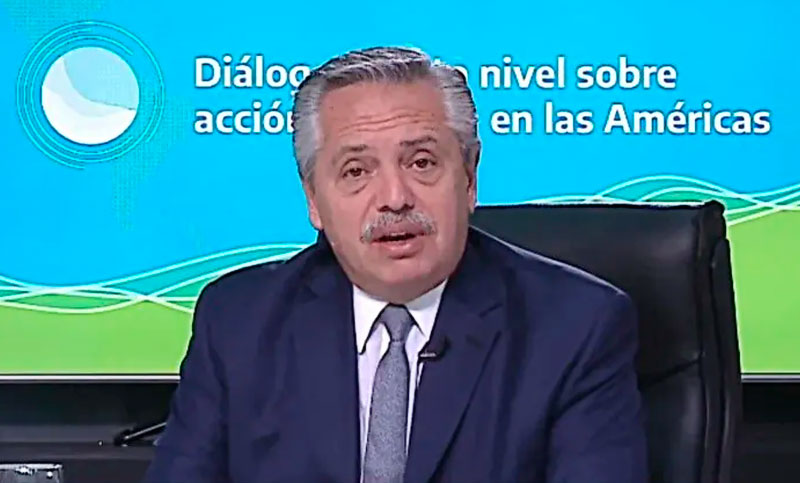 «Necesitamos una justicia social ambiental», remarcó Fernández al abrir cumbre de cambio climático