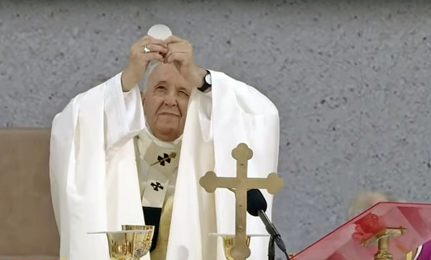 En su última misa en Eslovaquia, Francisco pidió cristianos abiertos al diálogo y la solidaridad
