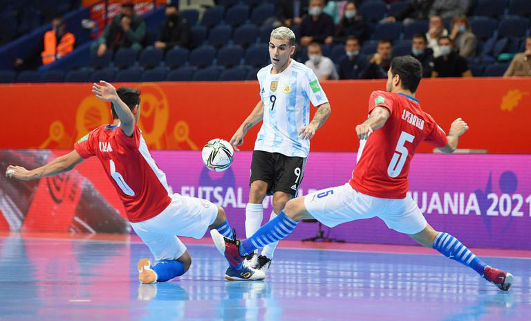 Mundial de futsal: la selección argentina se mide ante Rusia por los cuartos de final