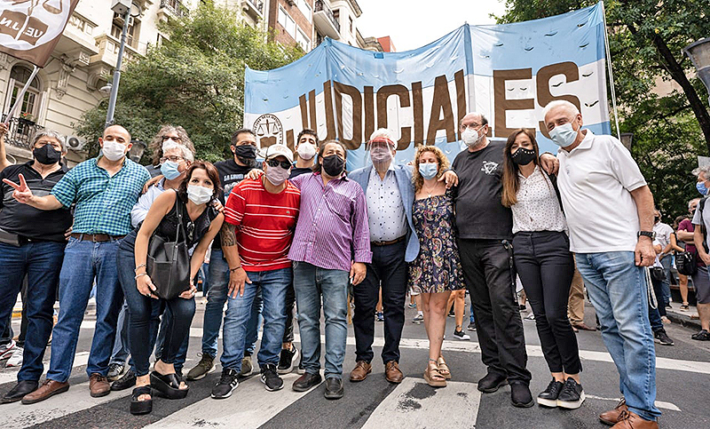 Los trabajadores judiciales pararon en todo el país por la falta de respuesta salarial de la Corte