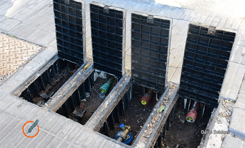 Cinco familias quedaron sin agua por el robo de los medidores