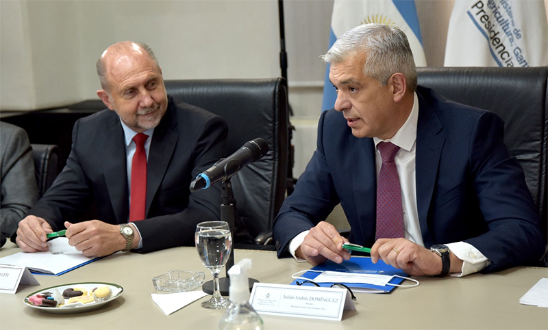 Perotti y Domínguez acordaron criterios para incrementar la producción de carne vacuna