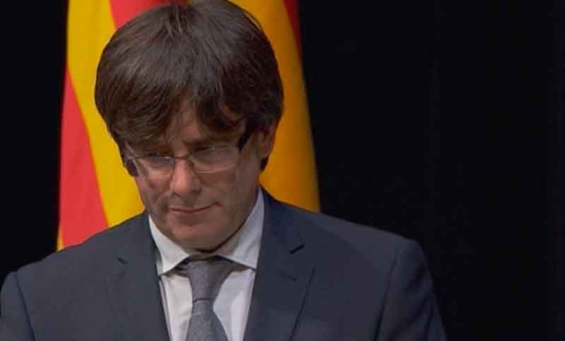 El líder del independentismo catalán fue detenido en Italia