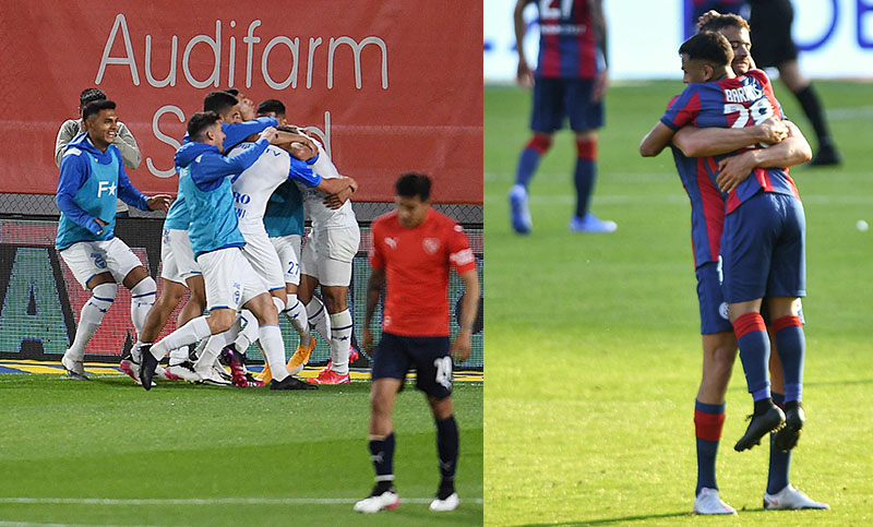 Godoy Cruz goleó al Rojo y San Lorenzo volvió a la victoria