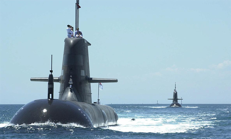Australia le resta importancia a la preocupación de China por sus submarinos nucleares