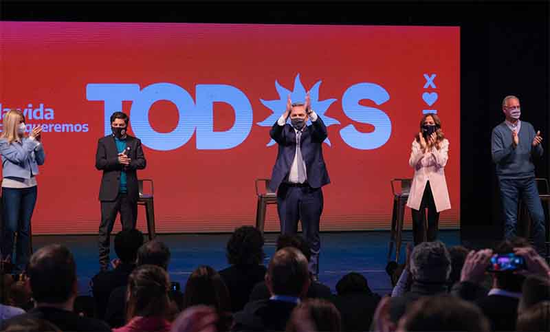 La cúpula del Frente de Todos cerró campaña con un triple acto simultáneo