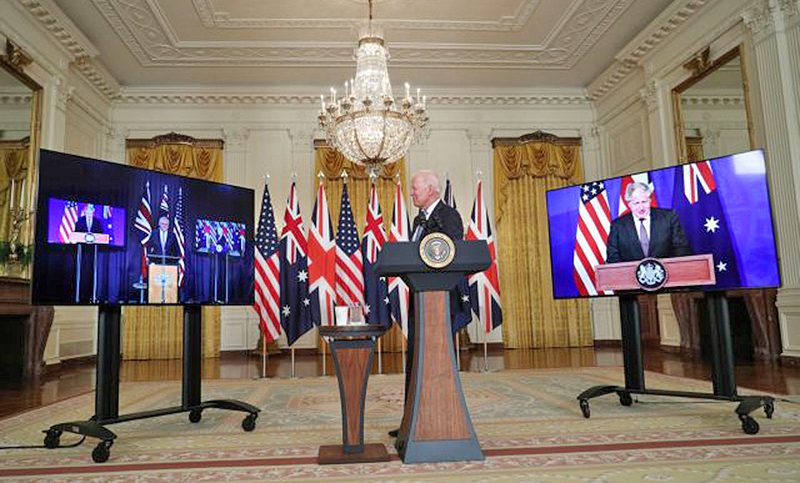 Estados Unidos, Reino Unido y Australia anuncian un histórico pacto para confrontar el poder chino sobre el mar