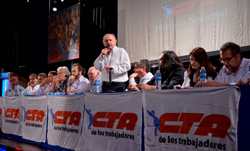 La CTA llamó a fortalecer al movimiento obrero y rechazó intento de eliminar indemnizaciones