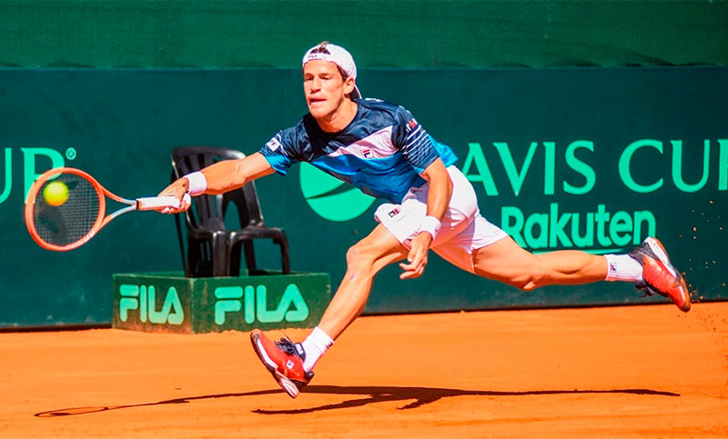 Schwartzman fue sorprendido y Argentina empezó abajo