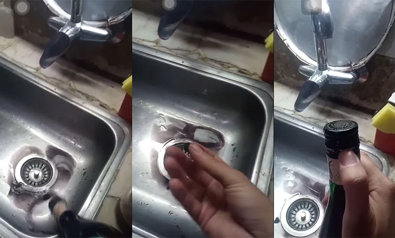 Denuncian en Mendoza la venta de un fernet adulterado con tinta