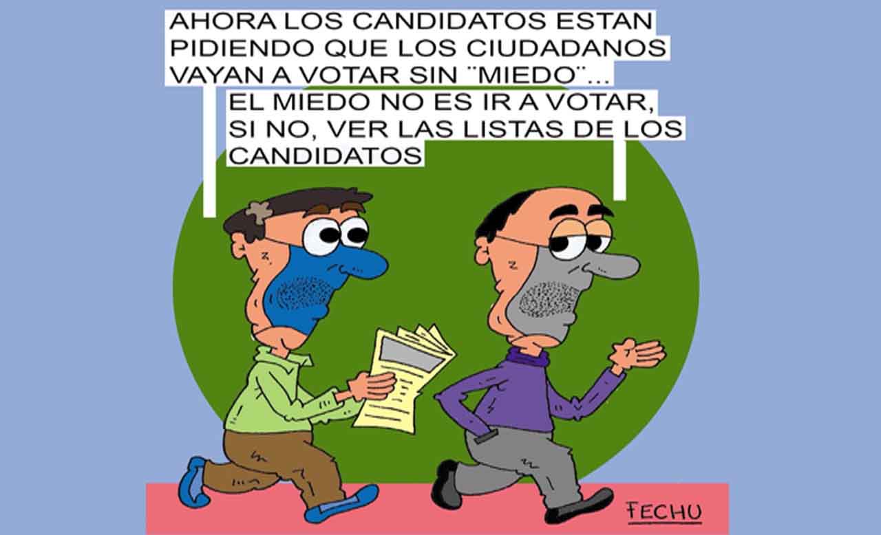 Miedo a los candidatos