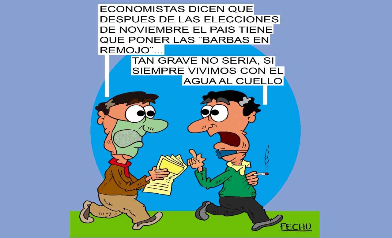 Con el agua al cuello