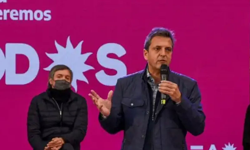 Massa: «El domingo, votamos entre un país de todos o un país para pocos»