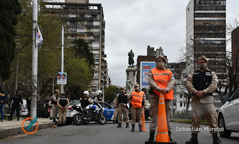 Multitudinario operativo de fuerzas federales generó alarma en el microcentro
