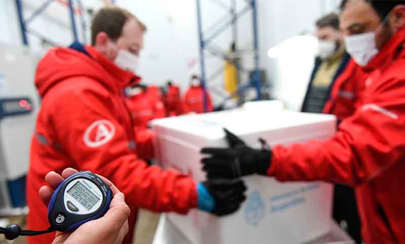 Llegan más vacunas Pfizer y Argentina supera las 63,4 millones de dosis recibidas