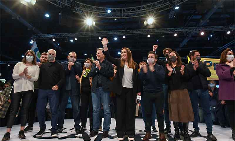 Vidal y jerarcas de Juntos por el Cambio cerraron campaña en Capital