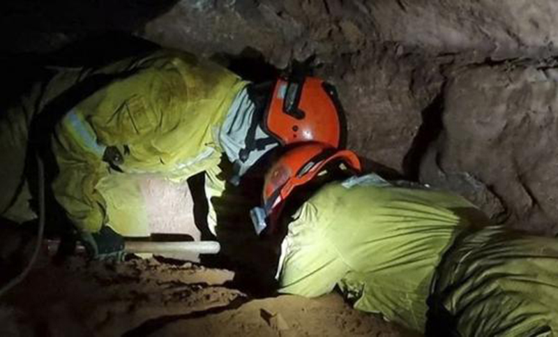 Nueve bomberos murieron por el desmoronamiento de una gruta en Brasil