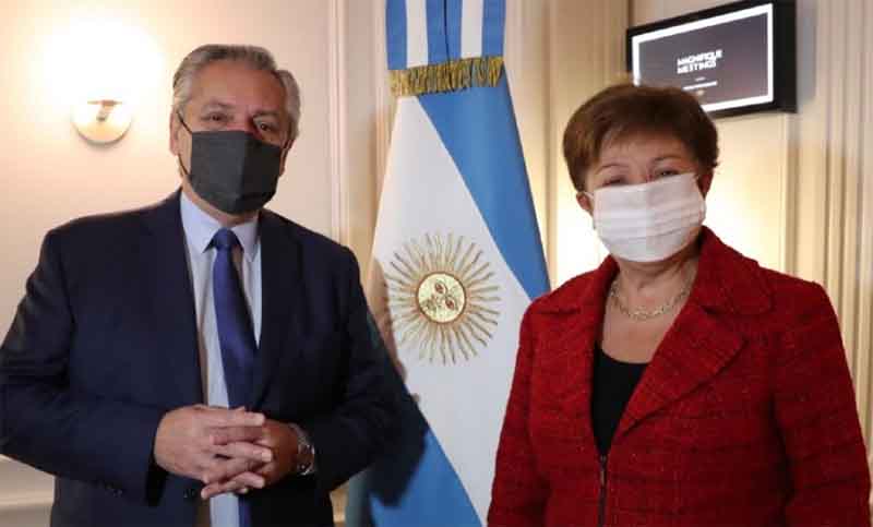 Alberto Fernández busca avanzar en la negociación con el FMI
