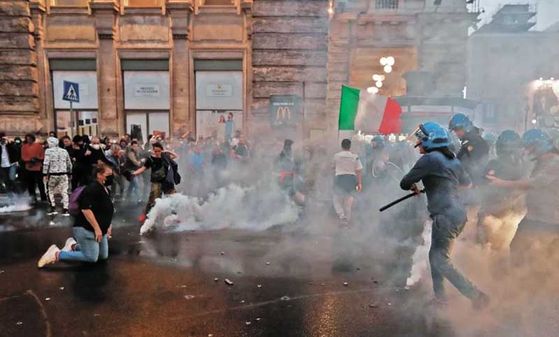 Italia anunció tolerancia cero contra el partido neofascista Forza Nuova