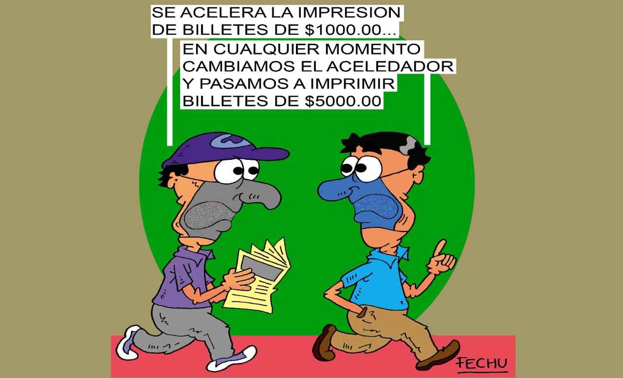 Impresión de billetes a full
