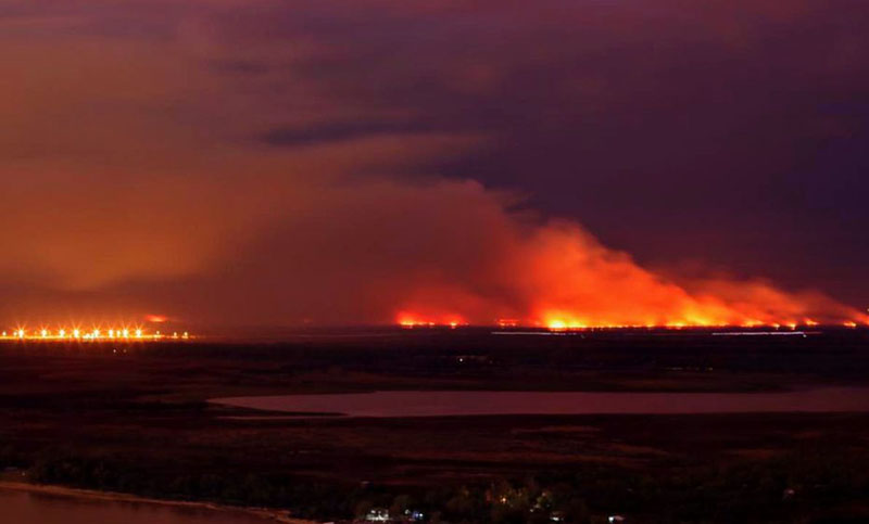 Nueve provincias afectadas por incendios forestales