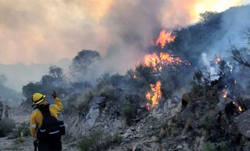 La Rioja, Tucumán, Córdoba y Jujuy registraban incendios forestales activos