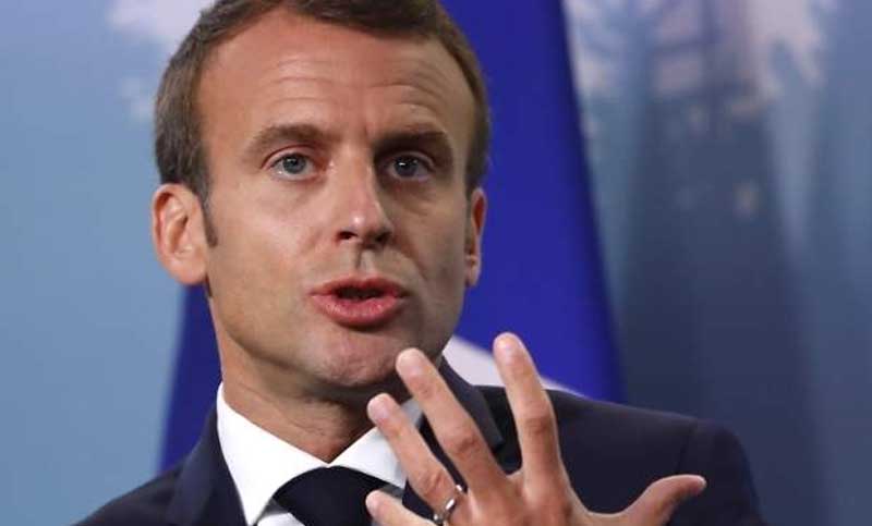 El presidente de Francia anunció una reindustrialización de su país