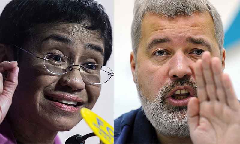 La periodista filipina Maria Ressa y el ruso Dimitri Muratov ganaron el Nobel de la Paz