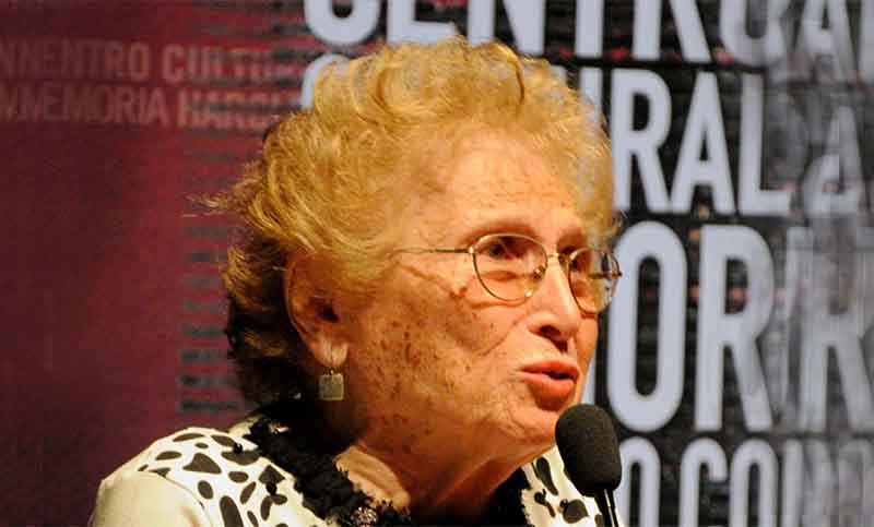 Declararán a Rosa Roisinblit «personalidad destacada» de su Moisés Ville natal