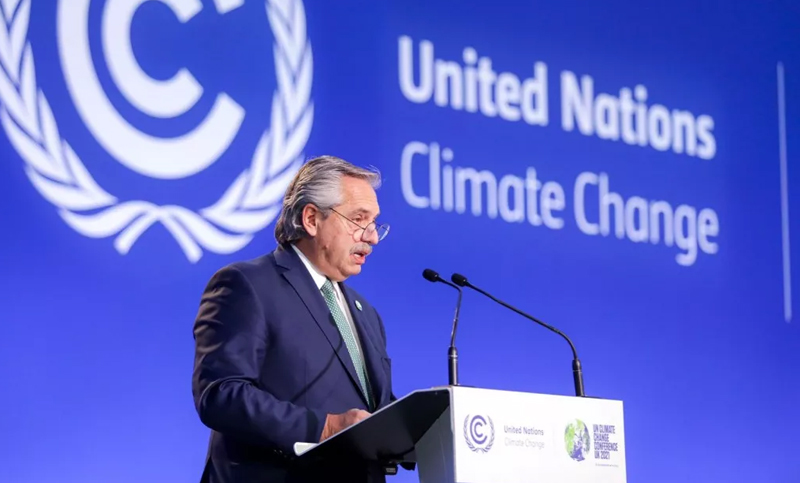 Alberto Fernández llamó a implementar «un gran pacto de solidaridad ambiental»