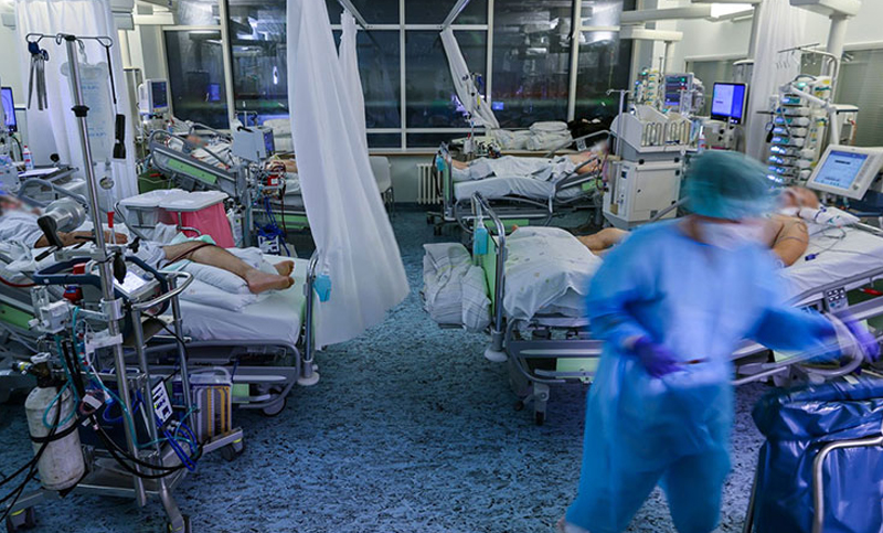 Covid en Alemania: dos pacientes podrían tener que competir por una cama