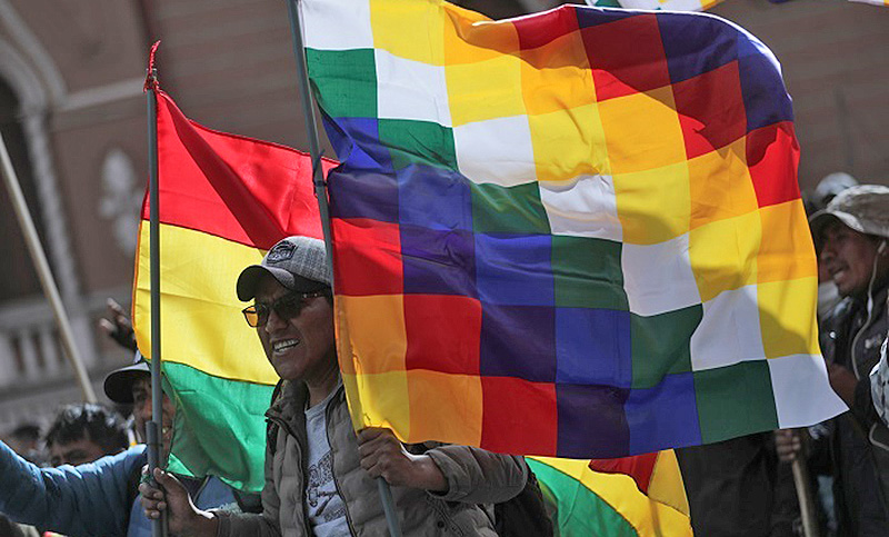 Comienza la “Marcha por la Patria” en Bolivia encabezada por el presidente Arce y Evo Morales