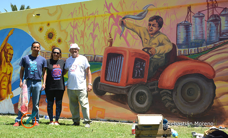 Las paredes de Carrizales se llenaron de arte gracias al Encuentro Nacional de Muralismo